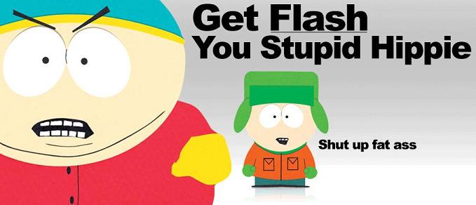 Derogatory SouthPark Flash Graphic